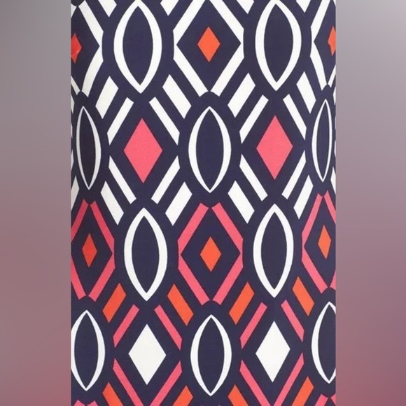 #27 ELIZA J • COLORFUL GEOMETRIC • SHEATH DRESS - Picture 5 of 9